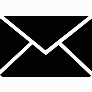 mail icon, black